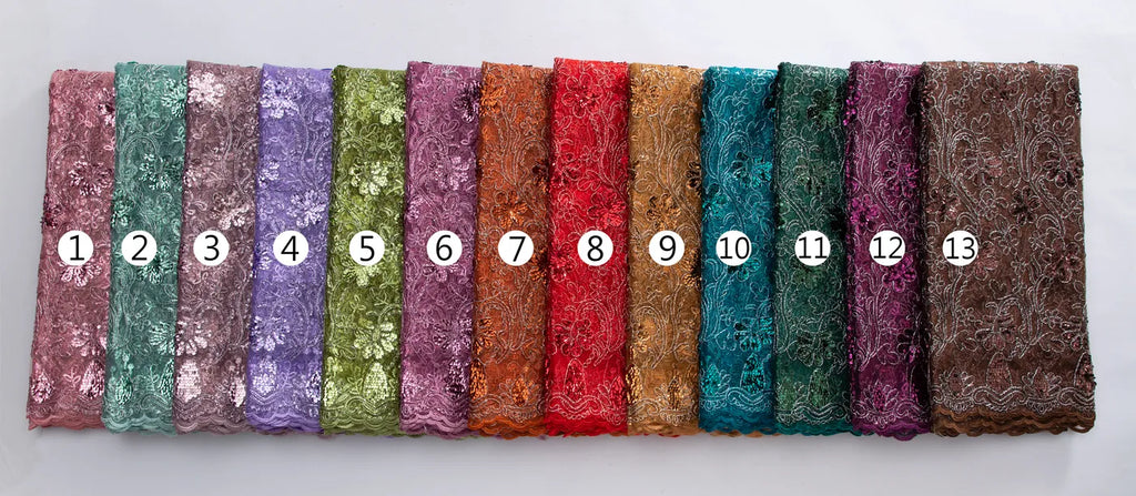 [codex-media-2] African Mesh Lace Fabric 5 Yards | 4931 image 3