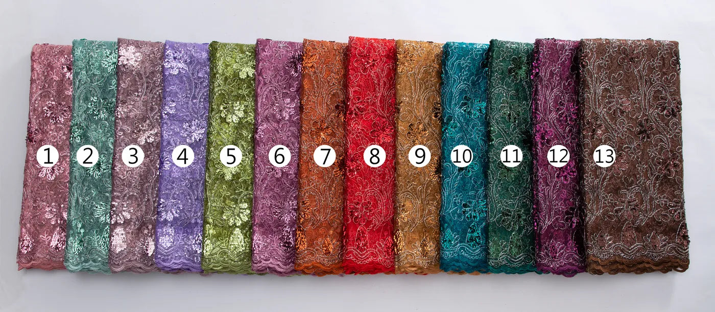 [codex-media-2] African Mesh Lace Fabric 5 Yards | 4931 image 3