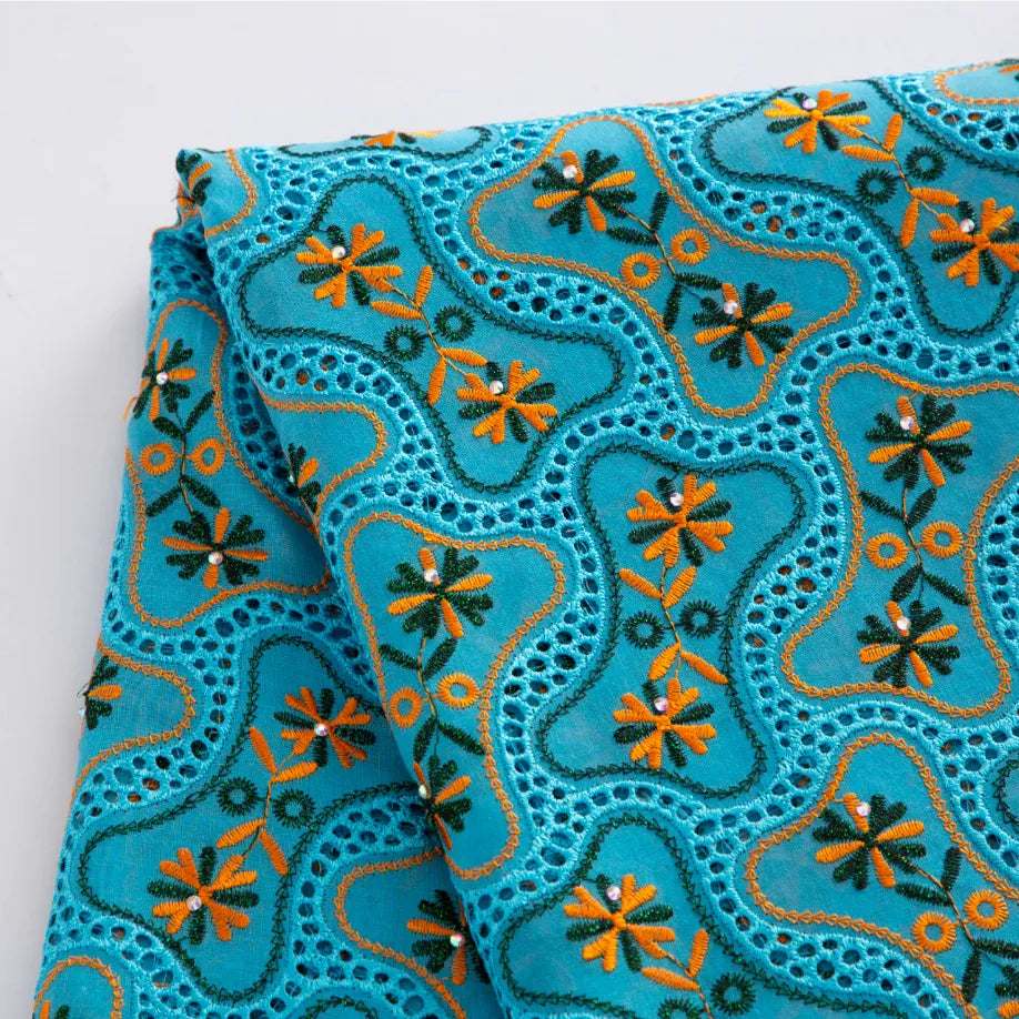 [codex-media-9] Yellow Swiss Voile Lace Fabric 5 Yards | 4935 image 10