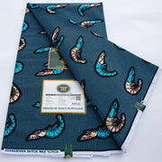 [codex-media-11] African Wax Print Fabric 100% Cotton - Golden Glitter Wax Cloth - Ankara Super Wax Fabric 5.49 meter Per Piece, 100% Cotton Nigerian Ghanaian Fashion - Soft Handmade Fabric for Women's Wedding Dresses, Party Gowns, and Sewing Materials image 12