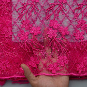 [codex-media-5] African Mesh Lace Fabric with Sequins, French Mesh Lace Fabric for Sewing Women Wedding Party/Prom Dresses image 6