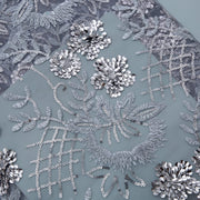 [codex-media-7] African Mesh Lace Fabric, French Net Lace Fabric with Sequins for Sewing Wedding/Party/Prom Dresses image 8