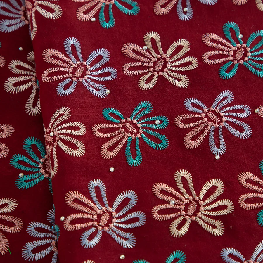 [codex-media-11] Swiss Voile Lace Fabric with Rhinestones | 5 Yards/pc African Cotton Lace Fabric image 12