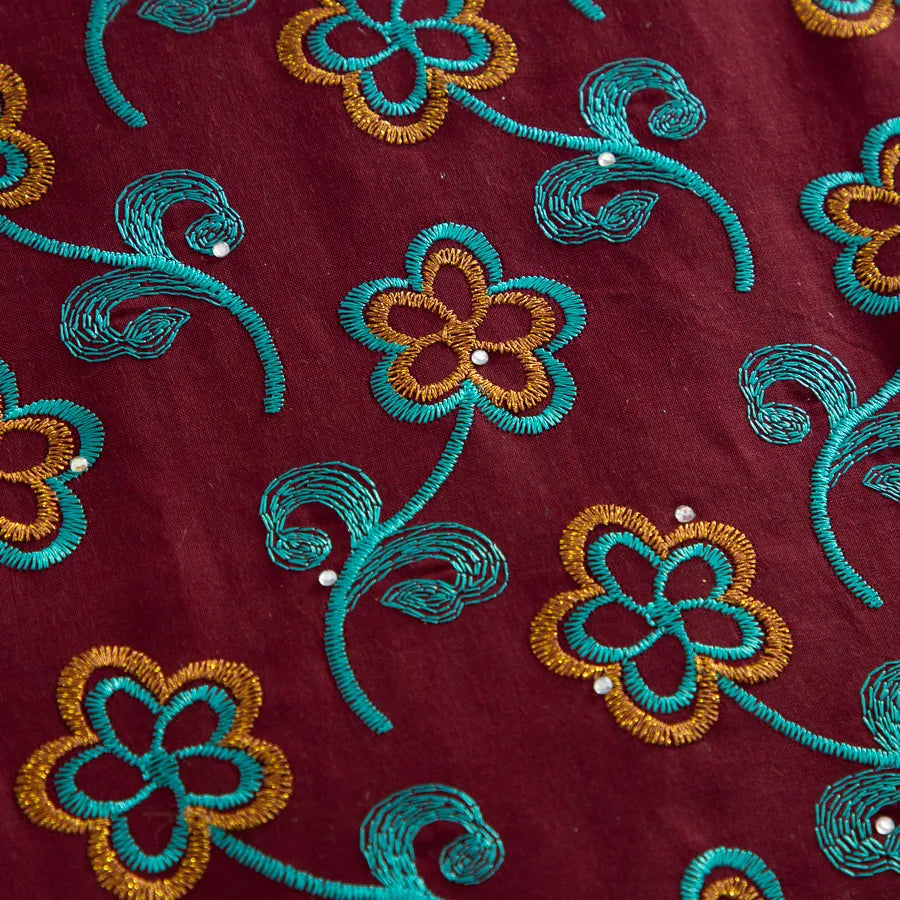 [codex-media-12] Swiss Voile Lace Fabric with Rhinestones | 5 Yards/pc African Cotton Lace Fabric image 13