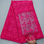[codex-media-6] African Mesh Lace Fabric with Sequins, French Mesh Lace Fabric for Sewing Women Wedding Party/Prom Dresses image 7