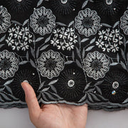 [codex-media-14] Brown Swiss Voile Lace Fabric 5 Yards | 4938 image 15