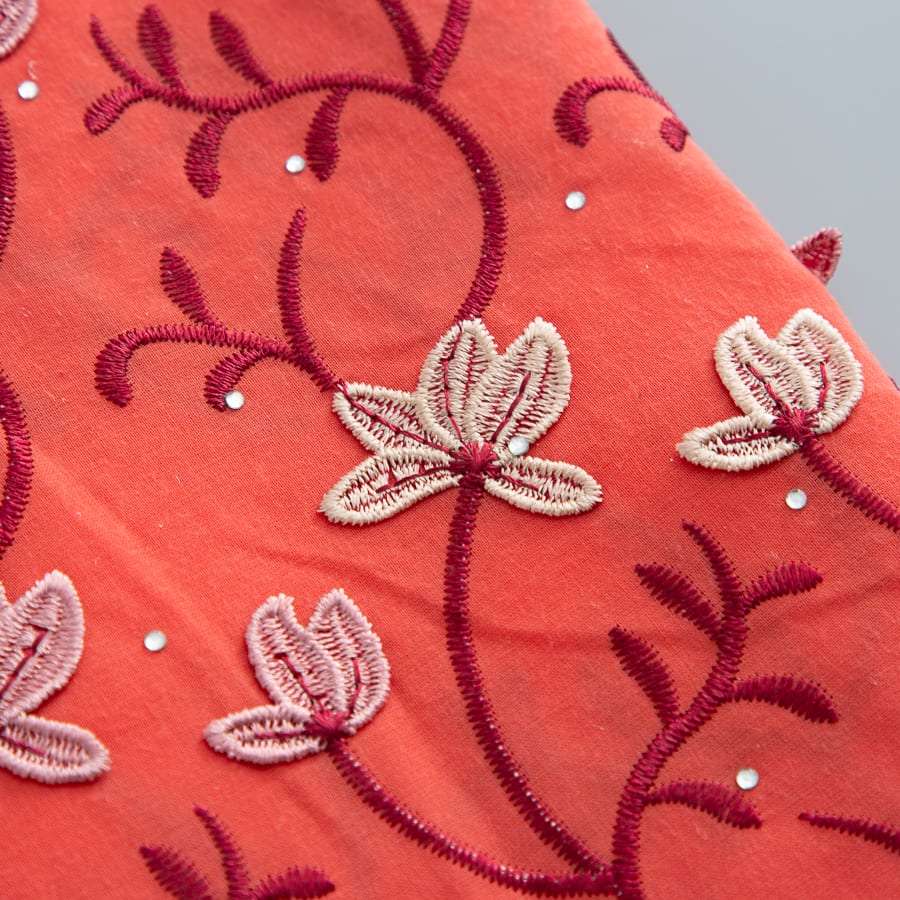 [codex-media-13] Swiss Voile Lace Fabric with Rhinestones | 5 Yards/pc African Cotton Lace Fabric image 14
