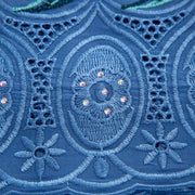 [codex-media-9] Swiss Voile Lace Fabric with Rhinestones, African Cotton Lace Fabric for Sewing Wedding Party/Prom Dresses image 10
