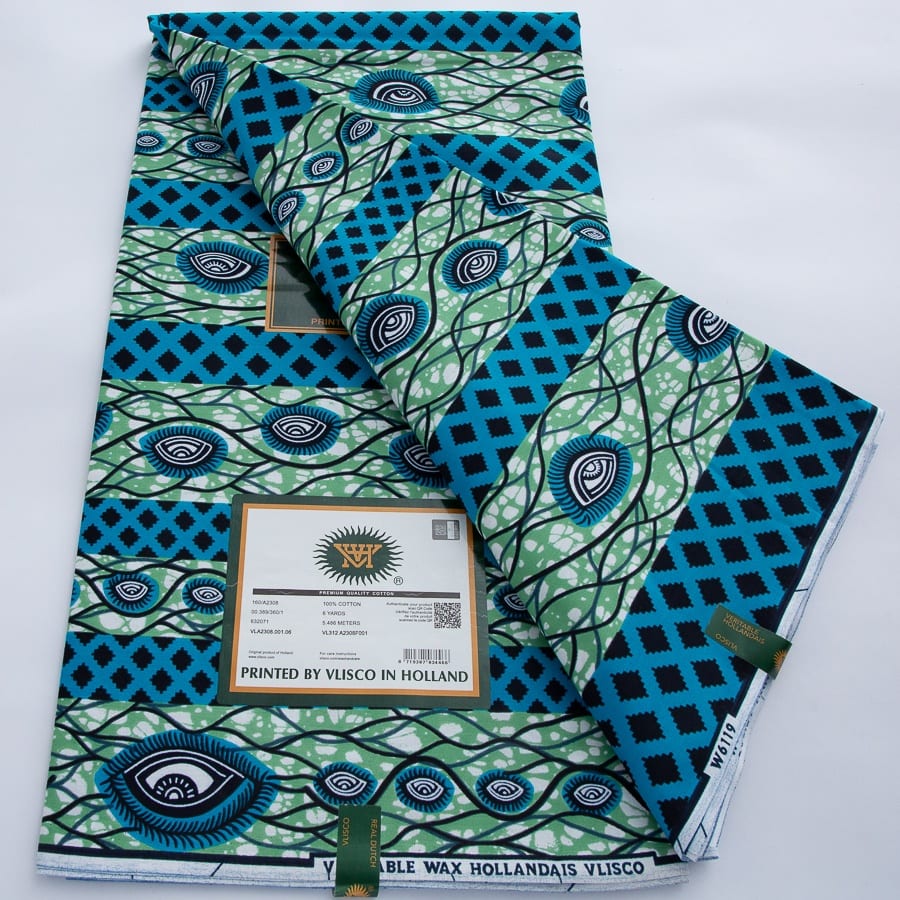 [codex-media-10] African Wax Print Fabric 100% Cotton - Golden Glitter Wax Cloth - Ankara Super Wax Fabric 5.49 meter Per Piece, 100% Cotton Nigerian Ghanaian Fashion - Soft Handmade Fabric for Women's Wedding Dresses, Party Gowns, and Sewing Materials image 11