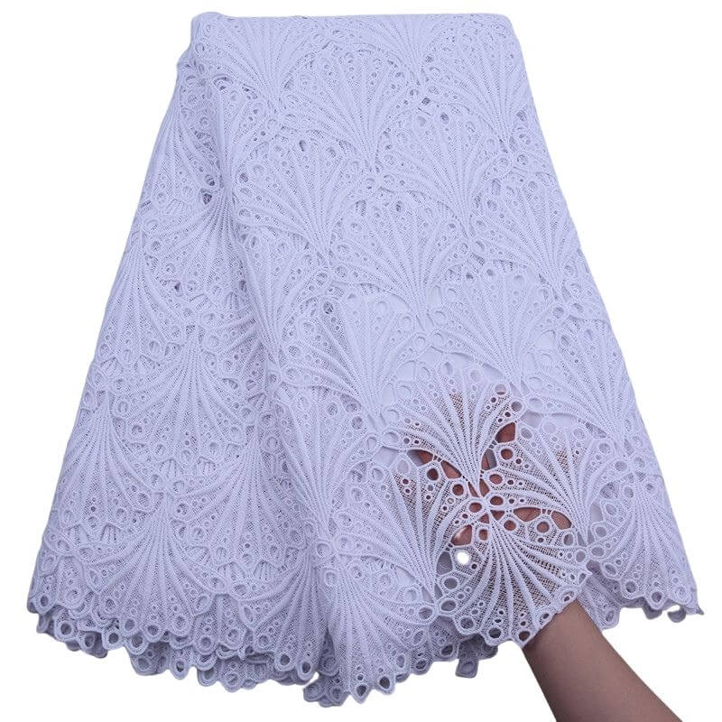 Shell Pattern African Guipure Lace – SJD Lace
