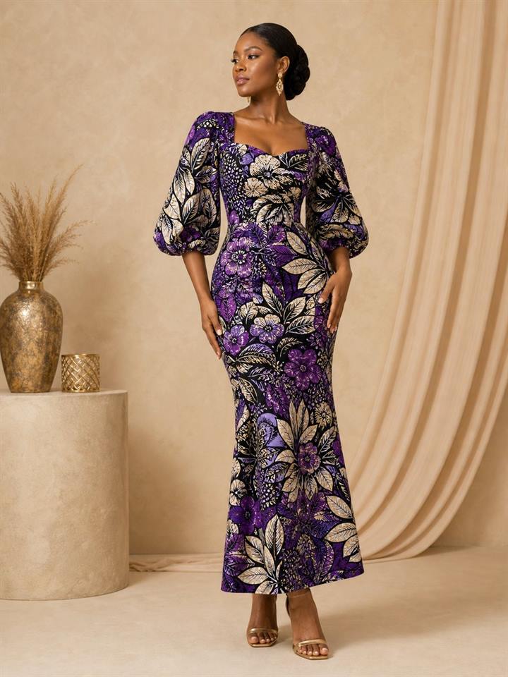 African print wax look