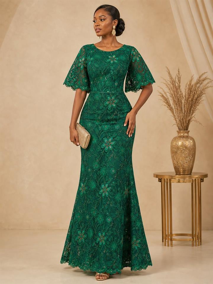 Swiss voile lace look